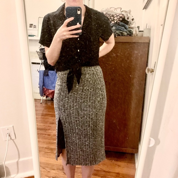 Anthropologie Dresses & Skirts - Anthropologie Sweater Midi Skirt